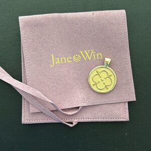 Jane win love coin pendant